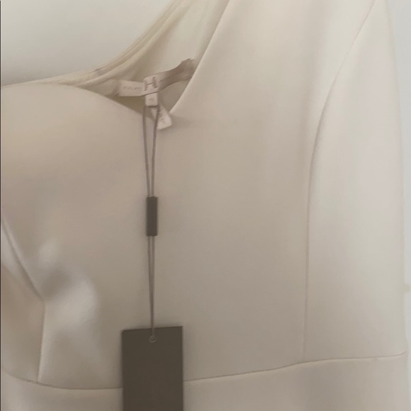 Halston Asymmetric Flounce Dress - Picture 3 of 9